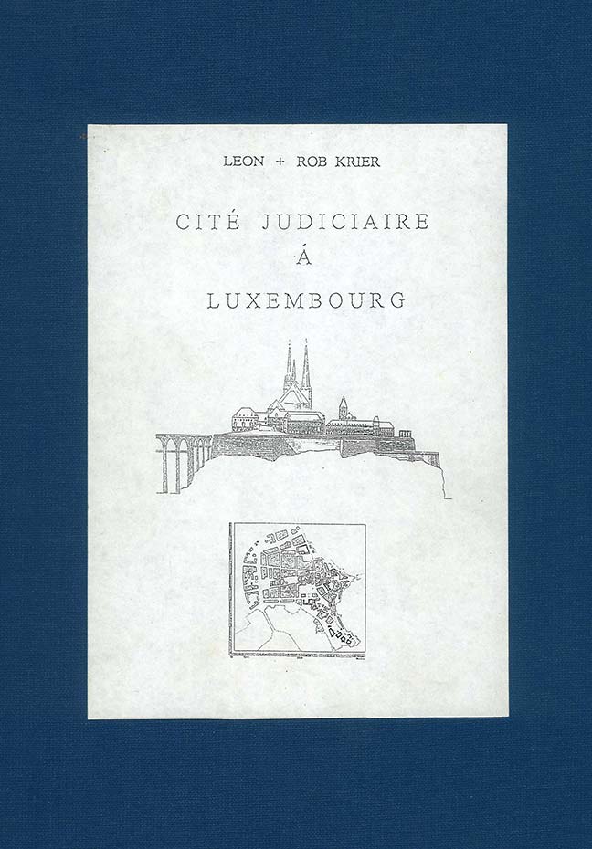 Cover of the book “Cité Judiciaire à Luxembourg 1995”